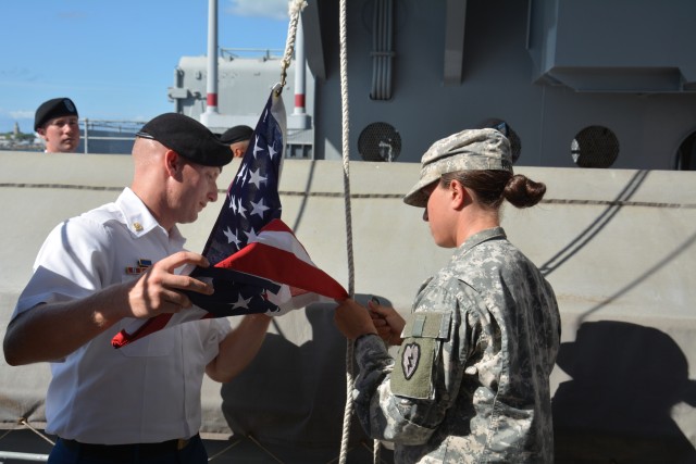 Never forgotten, Sept. 11 reenlistment ceremony on USS Missouri