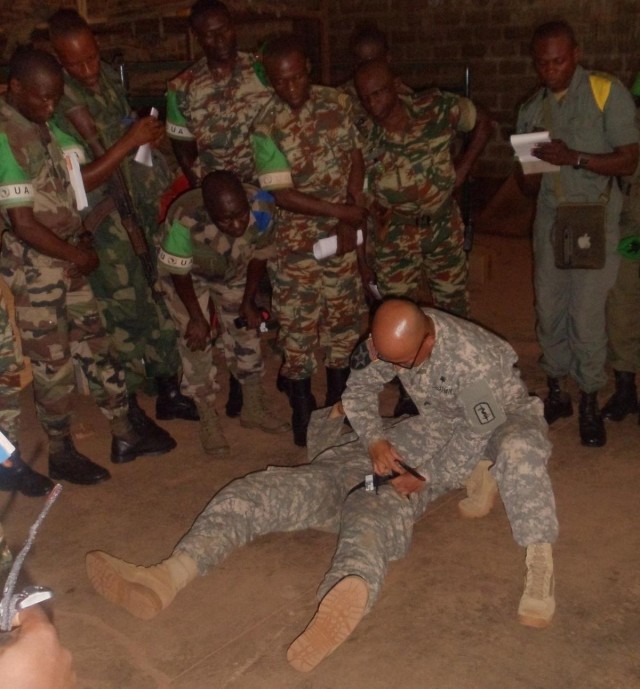 Medics provide training to African forces