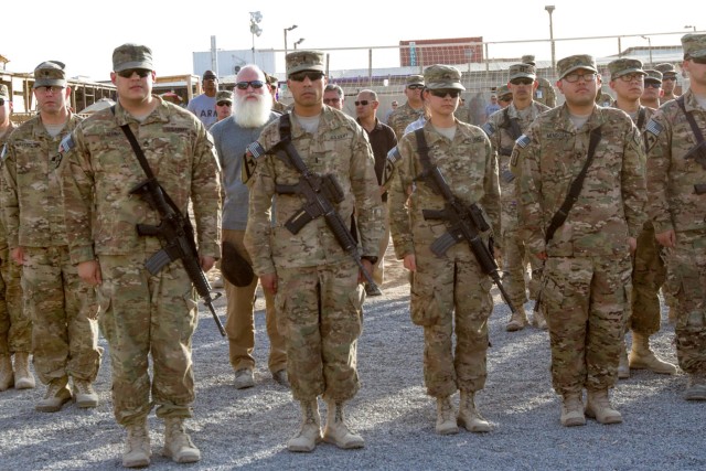 Service members remember 9/11 in Kandahar Airfield ceremony