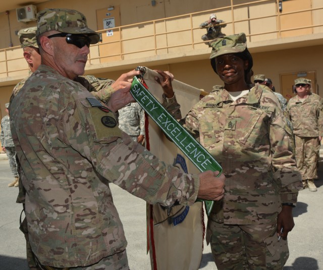 401st AFSB awarded Safety Streamer