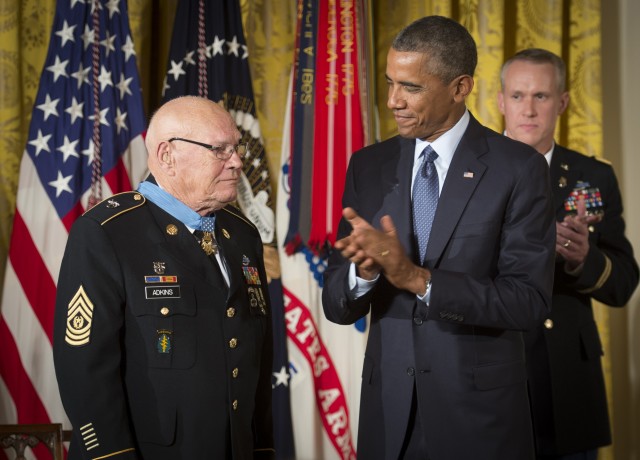 President awards Medals of Honor to 2 Vietnam veterans