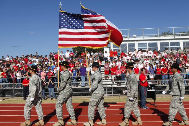 Village of Salado hosts 'Freedom Walk' with Fort Hood Soldiers in tribute to 9/11 victims and responders