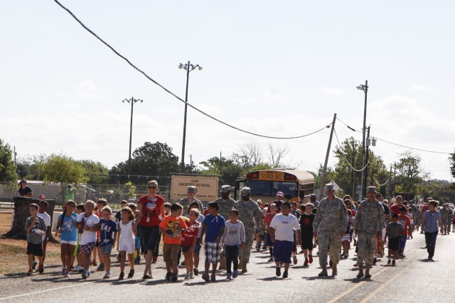 Village of Salado hosts 'Freedom Walk' with Fort Hood Soldiers in tribute to 9/11 victims and responders