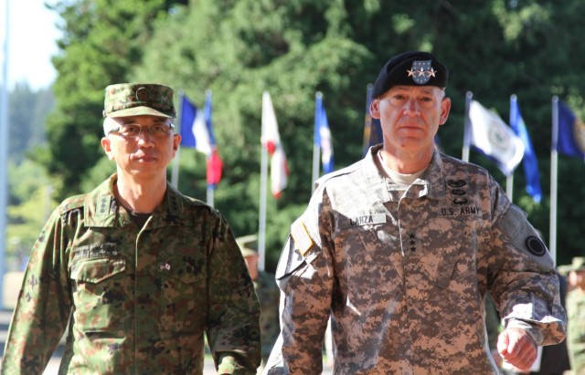 Lt. Gens. Isobe and Lanza Prepare for Bilateral US/Japanese Exercise