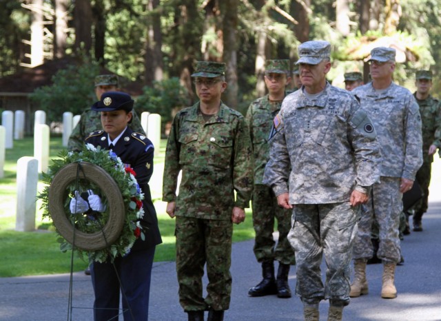 Lt. Gens. Isobe and Lanza prepare for Bilateral US/Japanese Exercise