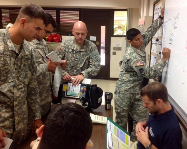 CAB Medics train with KCC paramedic instructors