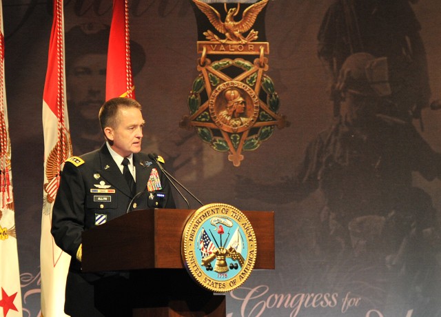 Army Vice Chief of Staff Gen. Daniel B. Allyn Speaks at Pentagon