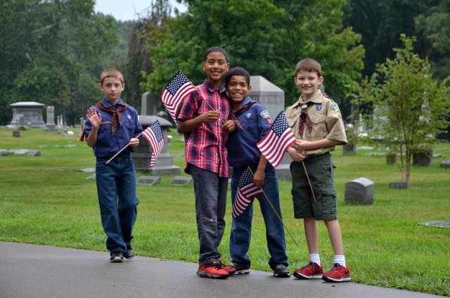 Benjamin Harrison Presidential Wreath Laying Ceremony emphasizes Civil War service