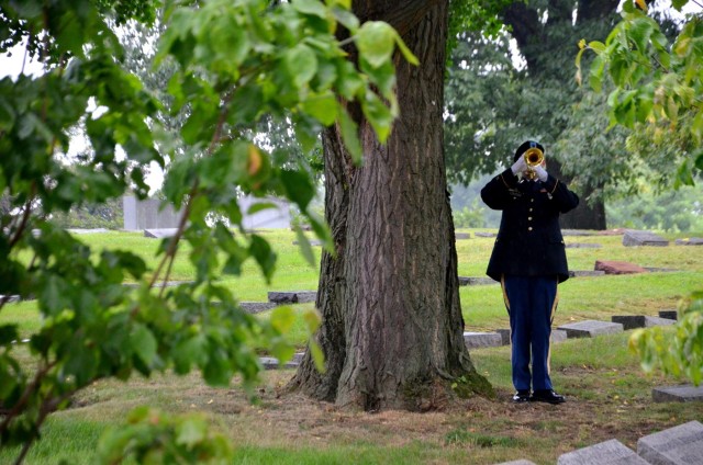 Benjamin Harrison Presidential Wreath Laying Ceremony emphasizes Civil War service