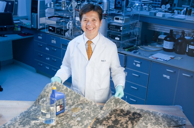 Keeping it clean -- Natick's self-cleaning fabric technology goes commercial