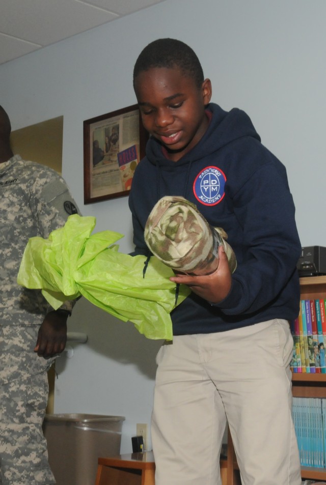 The Army people were at my school today: 80th TC Soldiers visit Danbury Conn. boys academy