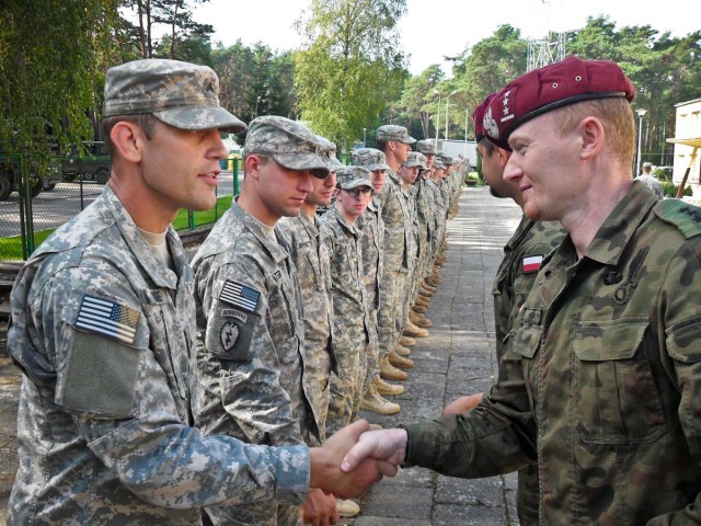 US and Polish Armed Forces