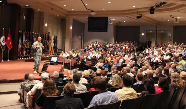 PACKED AUDITORIUM
