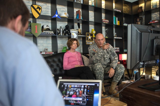 Gen. Odierno holds virtual town hall