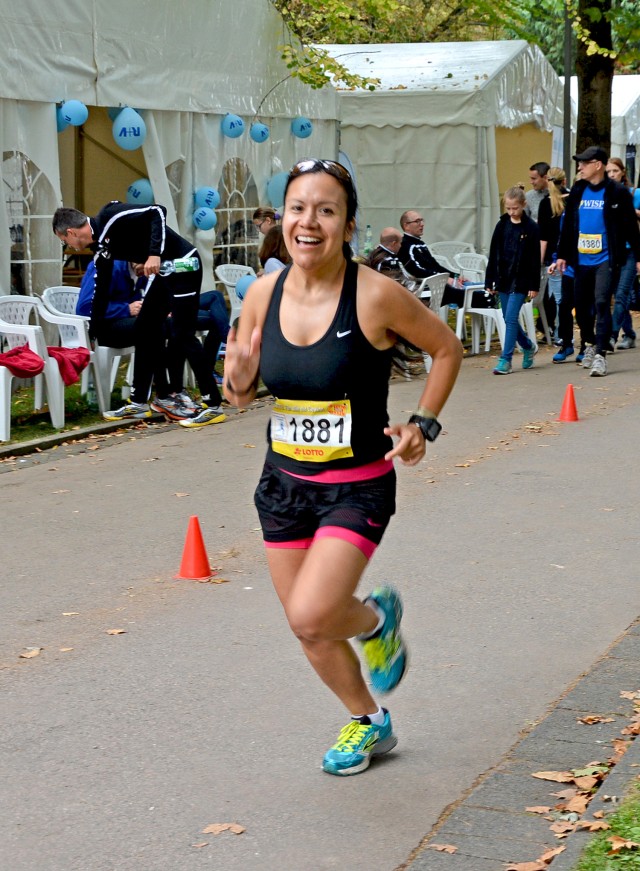 U.S. military community runners support city's 25-Hour Charity Run.