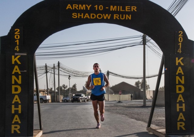 Army Ten-Miler shadow run held on Kandahar Airfield