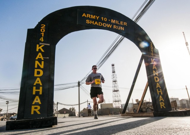 Army Ten-Miler shadow run held on Kandahar Airfield