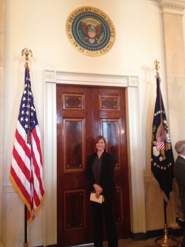 At the White House