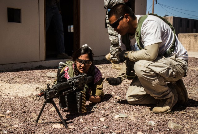 CODEL staff visits Fort Irwin, National Training Center