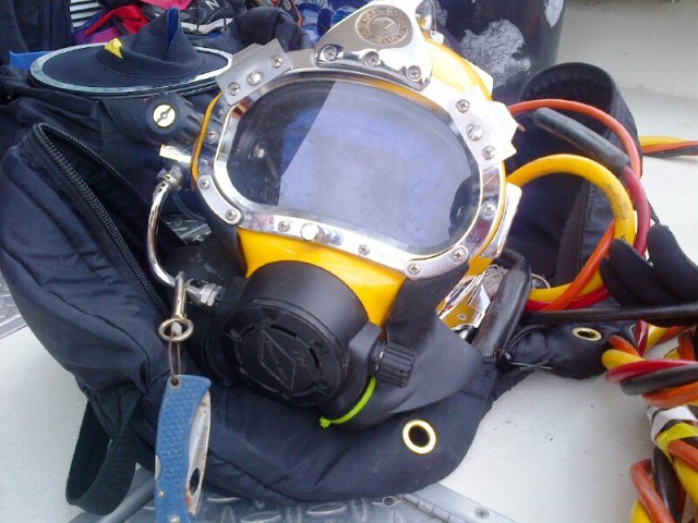 Dive gear is organized