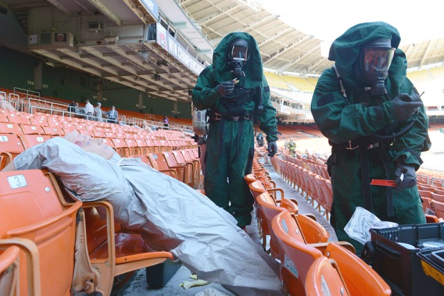 Terror scenario hits DC stadium