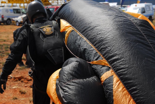 Golden Knights leap into South African Air Show