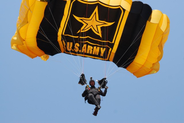 Golden Knights Parachute Team leaps into South African Air Show