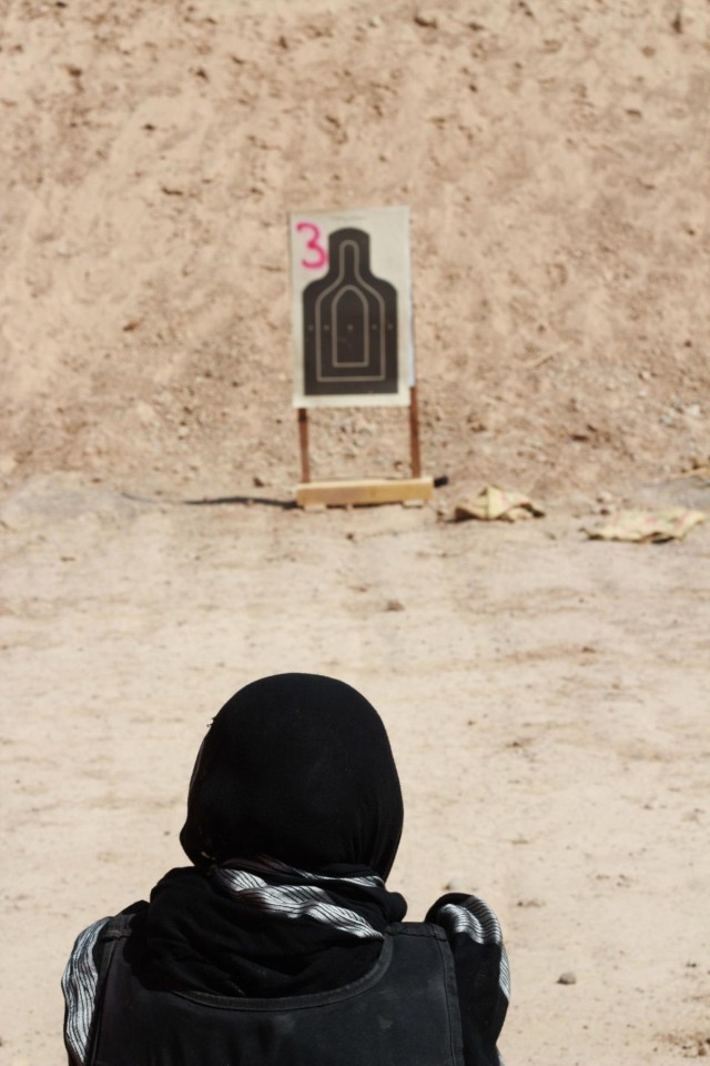 Female ABP officers get a turn at the range