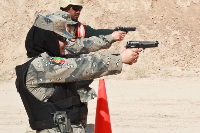 Female ABP officers get a turn at the range