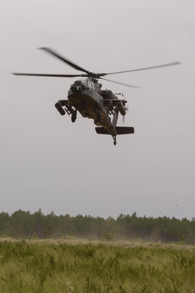 NC National Guard Apache pilots provide support for Joint Training at Fort Bragg