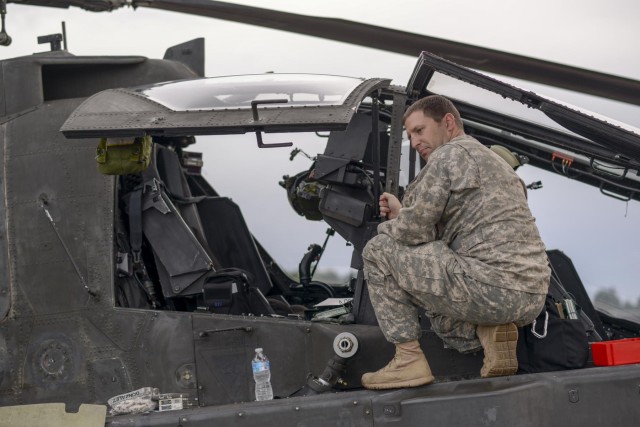NC National Guard Apache pilots provide support for Joint Training at Fort Bragg