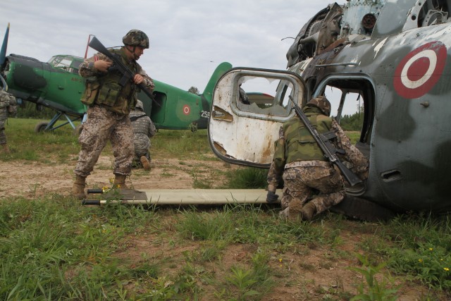 Michigan National Guard 46th MP Company takes part in State Partnership Exercise with Latvian Zemmessardze