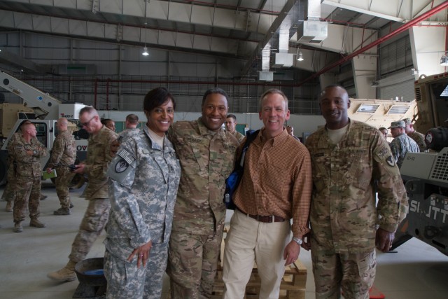 Under Secretary of the Army visits Army civlians and troops at Bagram