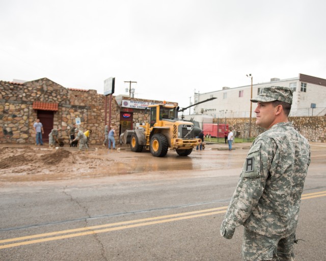 TF Rough Riders help with clean up after storm