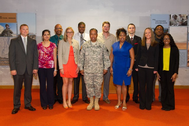 AMC commander meets with interns