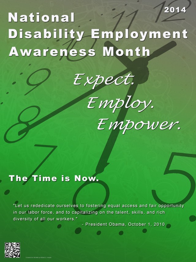 National Disability Employment Awareness Month, 2014