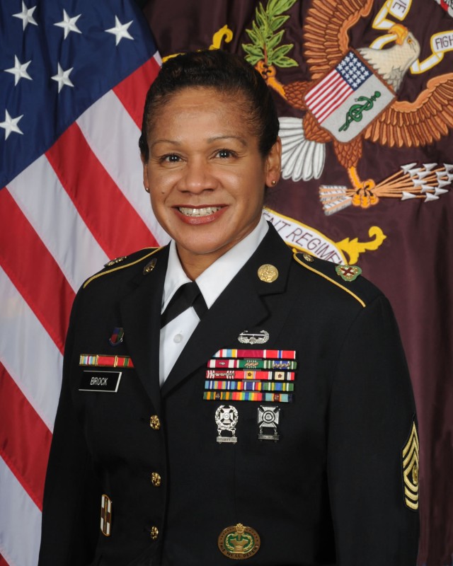 Official Photo Command Sgt. Major Donna Brock