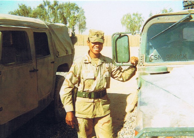Command Sgt. Maj. Donna A. Brock Iraq