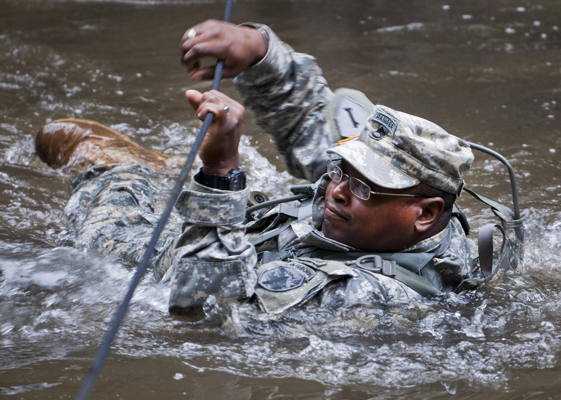 These are the Rangers that walked for 46 hours, ran out of water, then  continued to hydrate with IVs to execute the Operation Red Wings extract of  Marcus Luttre…