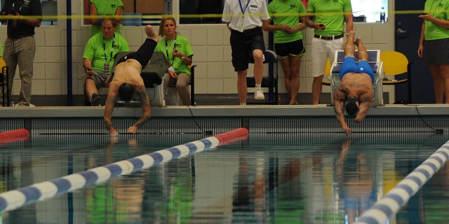 Swimming for medals