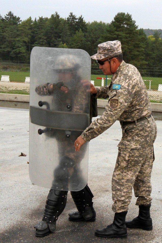 Peacekeeping operational begin with fire