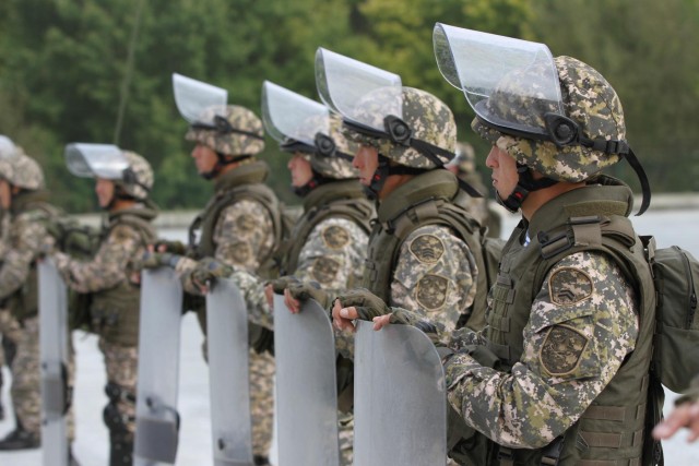 Peacekeeping operational begin with fire