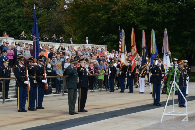 NATO Military Chairman honors the fallen during trip to Washington
