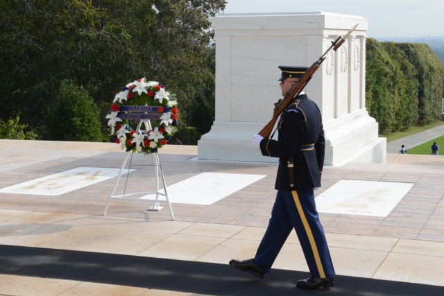 NATO Military Chairman honors the fallen during trip to Washington