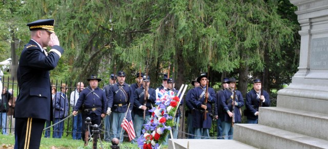 Hayes presidential wreath laying ceremony