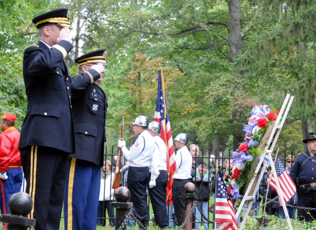 Hayes presidential wreath laying ceremony