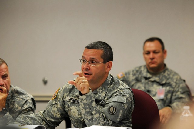 Army Reserve leader discusses multi-component processes with active duty commanders