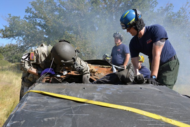 4th CAB, firefighters test response