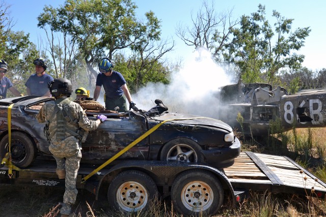4th CAB, firefighters test response