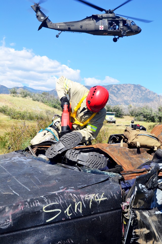 4th CAB, firefighters test response